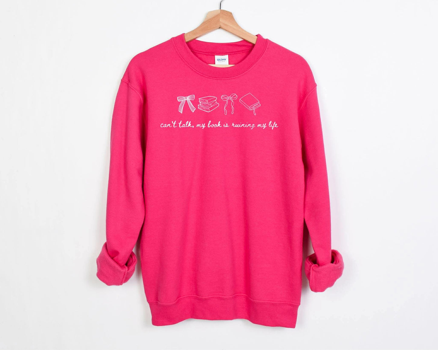 Can’t Talk, My Book Is Ruining My Life Graphic Sweatshirt
