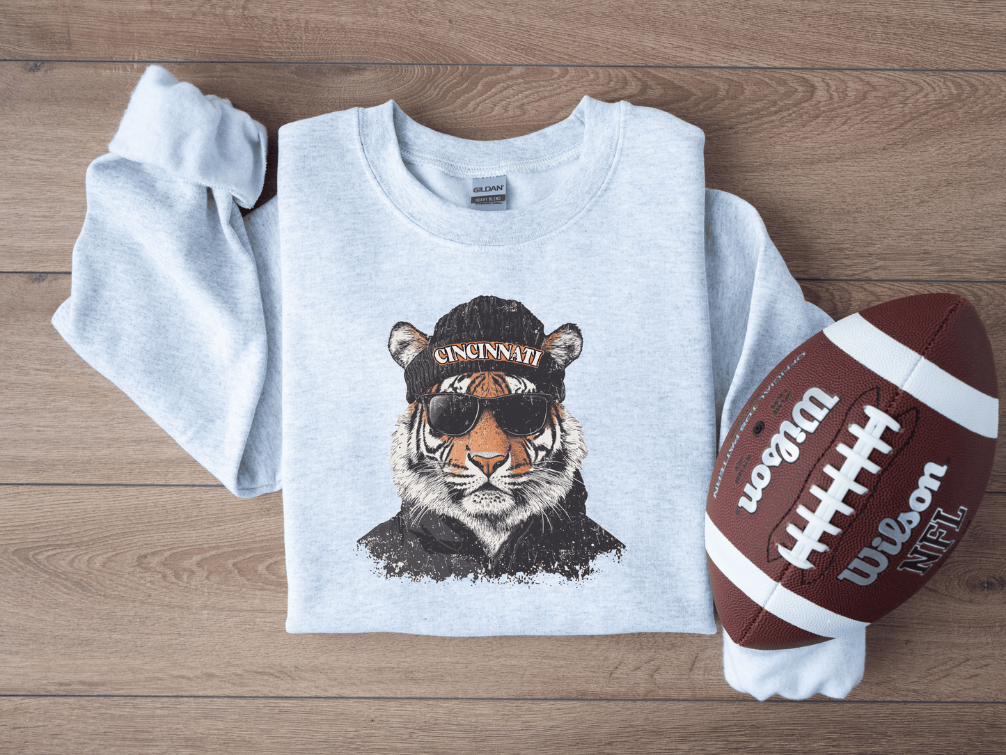 Vintage Bengals Football Graphic Crew