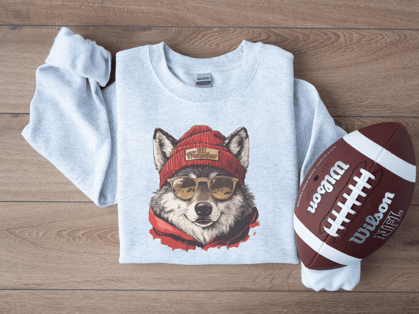 Vintage San Fran Football Graphic Crew