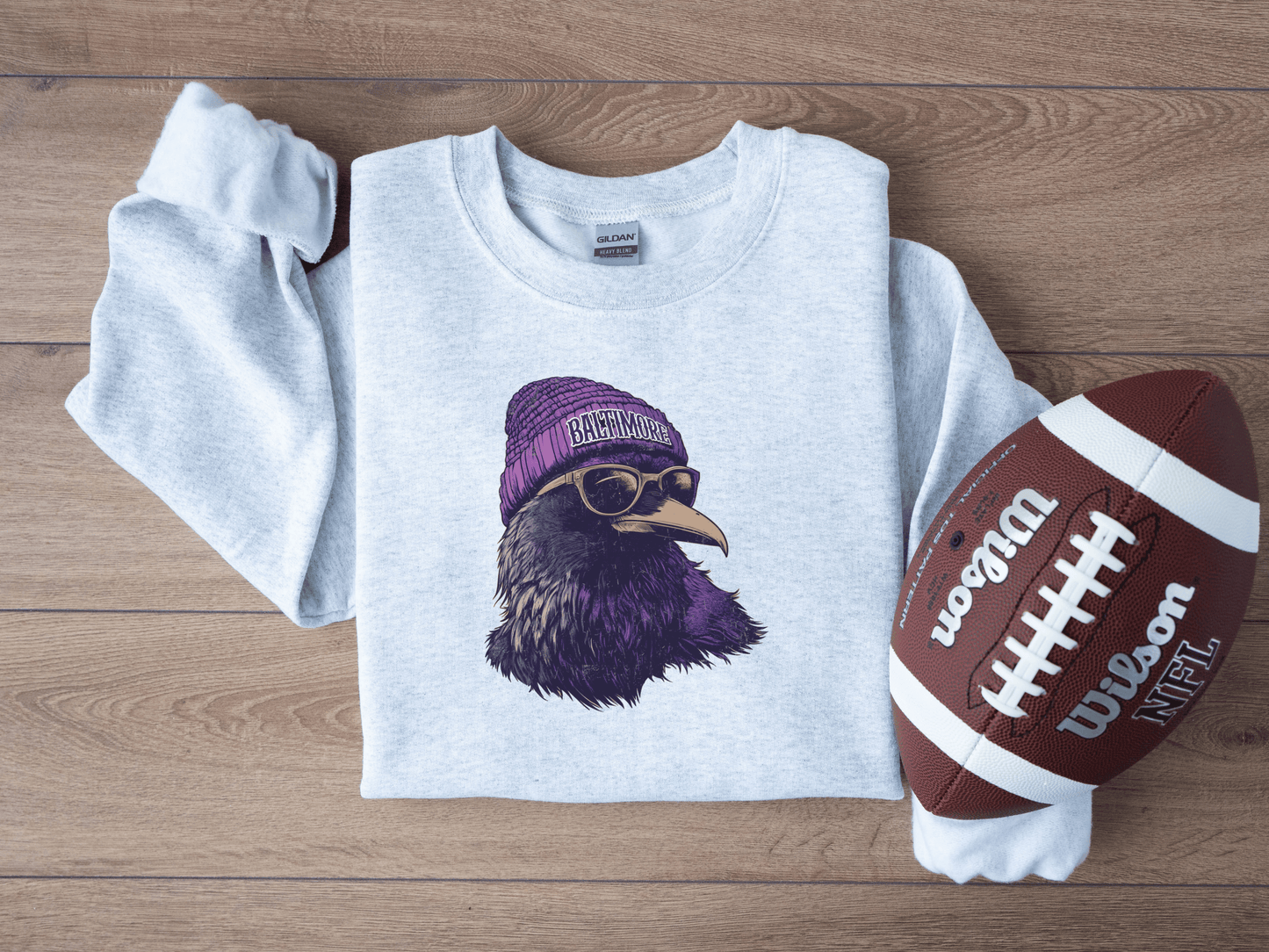 Vintage Ravens Football Graphic Crew