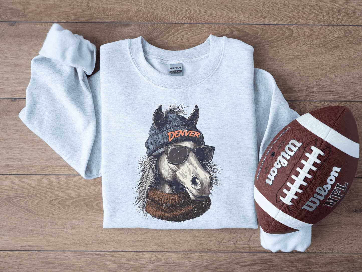 Vintage Denver Football Graphic Crew