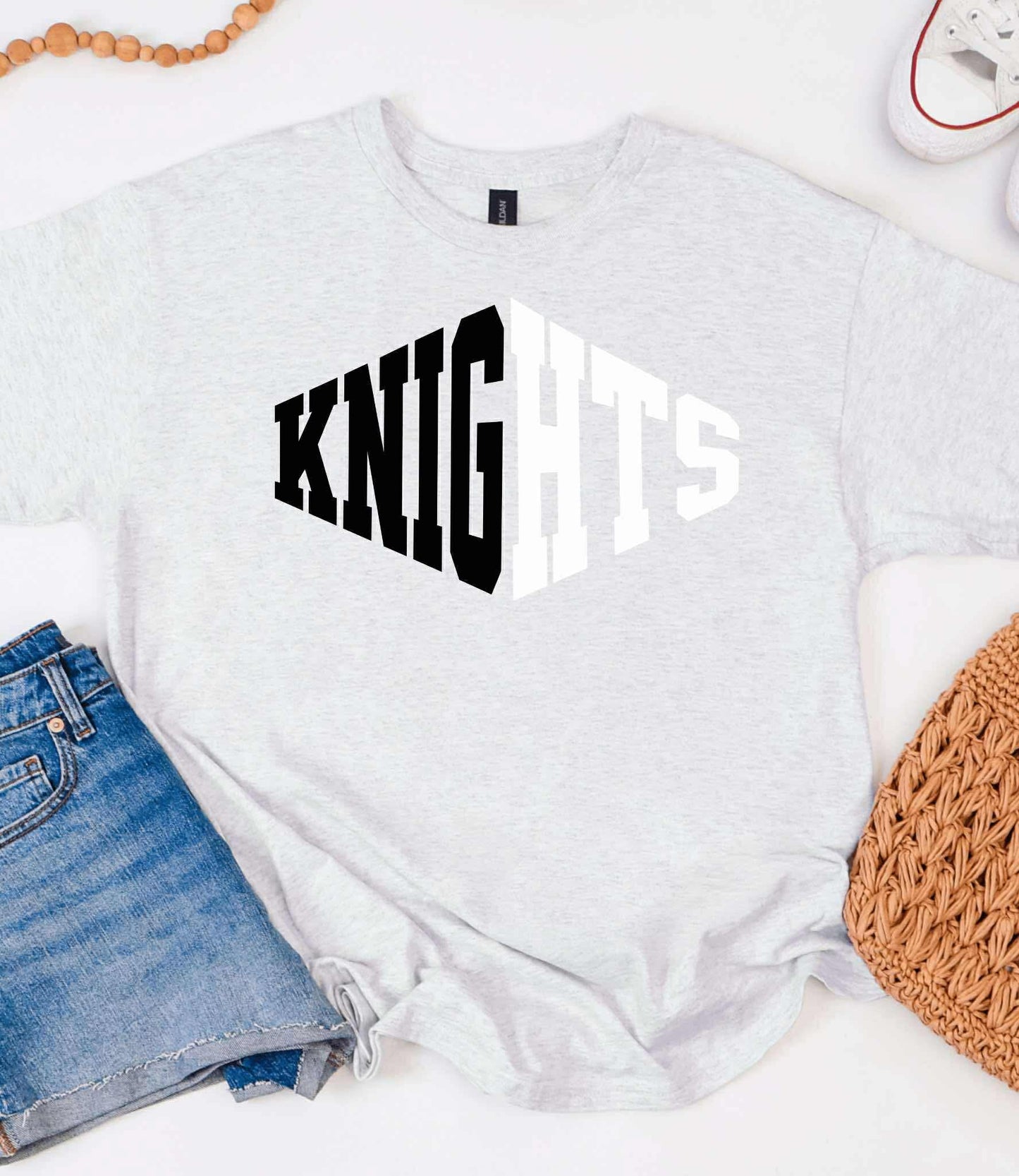 3D Knights Graphic Tee