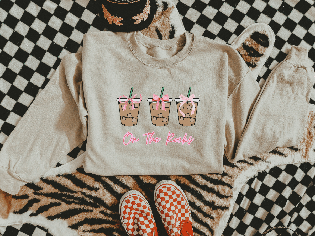 On The Rocks Bows Graphic Sweatshirt