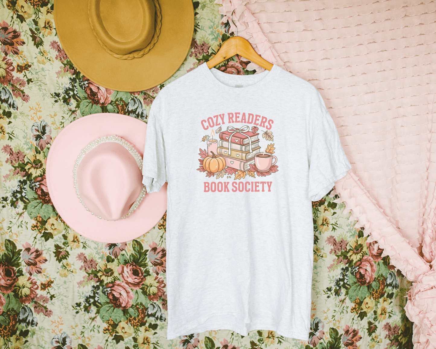 Cozy Readers Book Society Graphic Tee