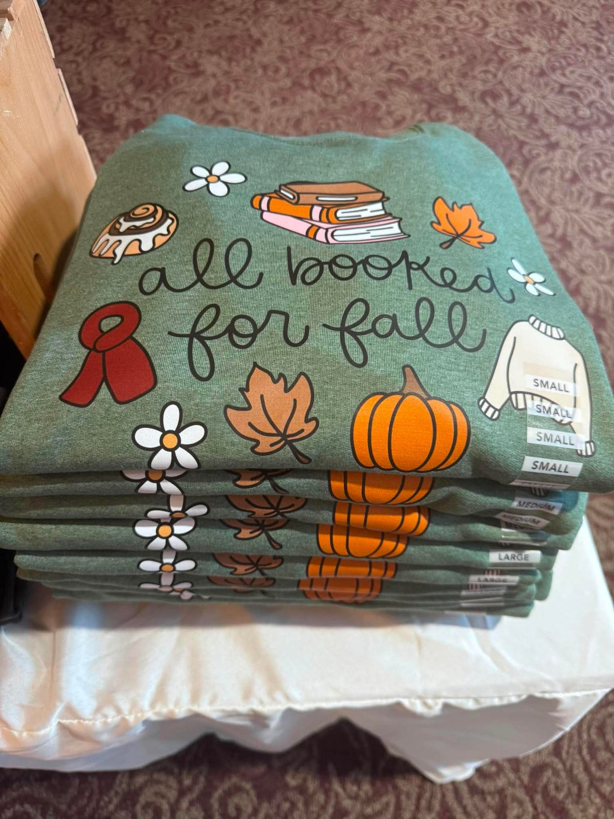 All Booked For Fall Graphic Sweatshirt