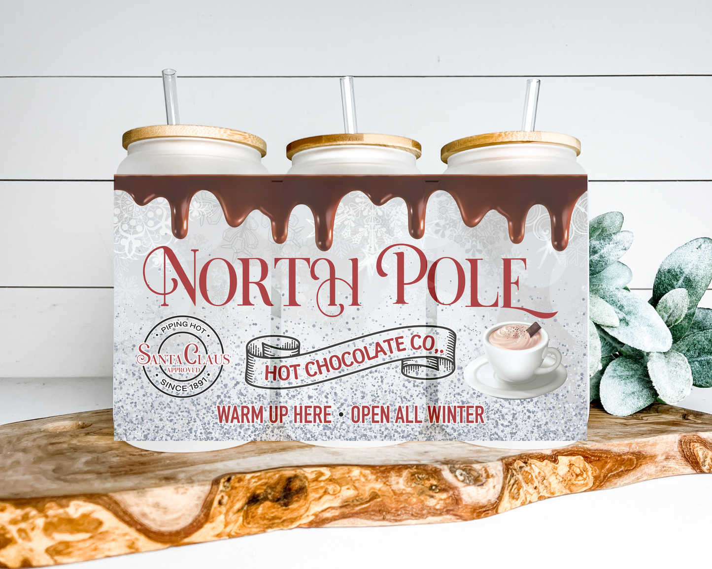 North Pole Hot Cocoa Co. Frosted Can