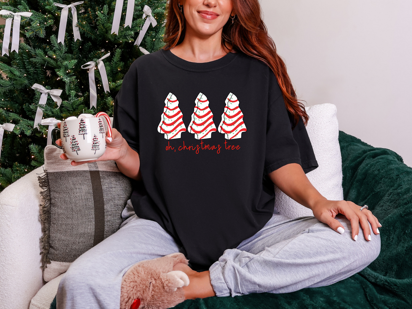 Candy Cane Forest Graphic Tee