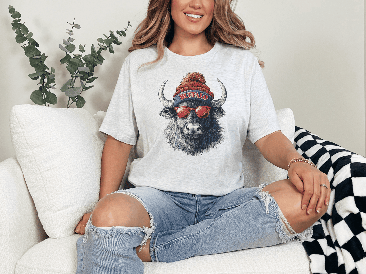 Vintage Buffalo Football Graphic Tee