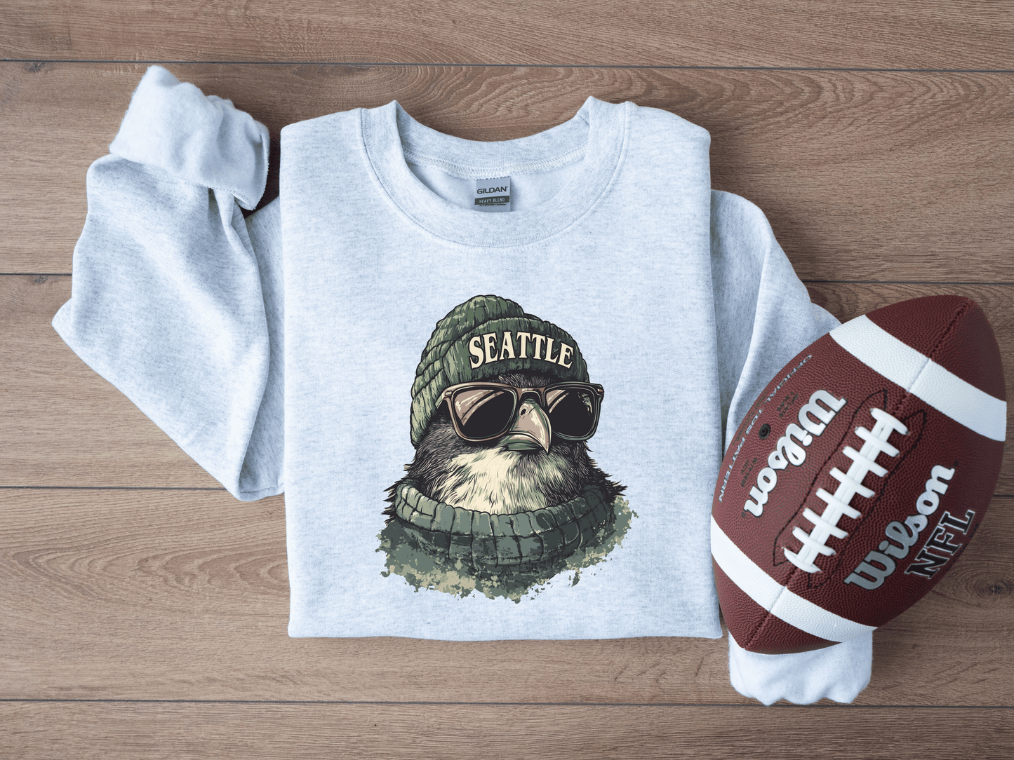 Vintage Seattle Football Graphic Crew