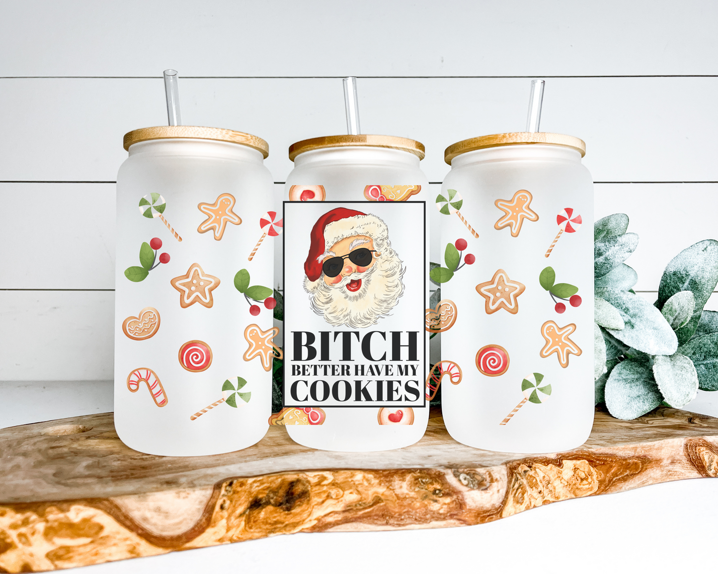 Cookies For Santa Frosted Can