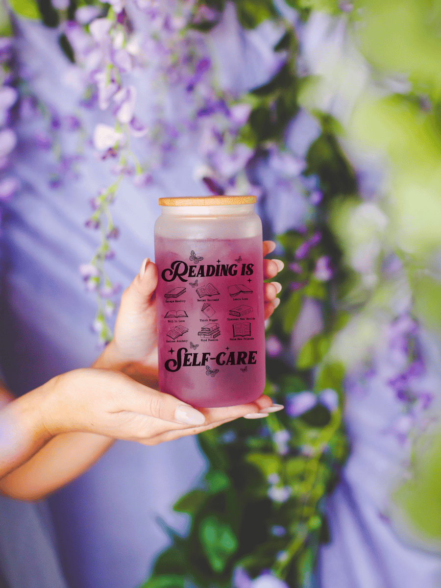 Reading Is Self Care Frosted Can
