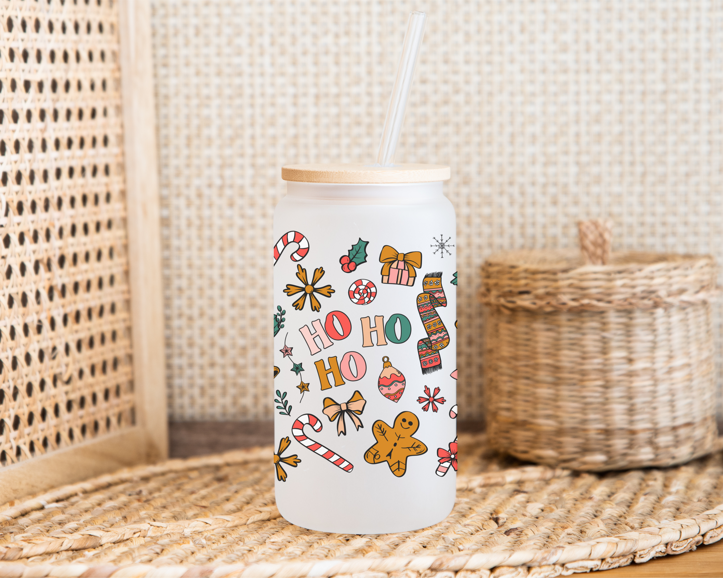 Santa's Snack Break Frosted Can