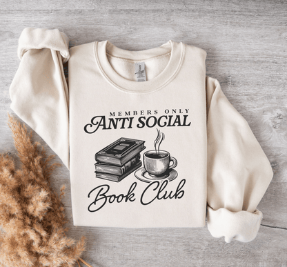 Anti Social Book Club Graphic Crew