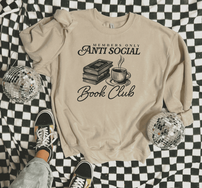 Anti Social Book Club Graphic Crew