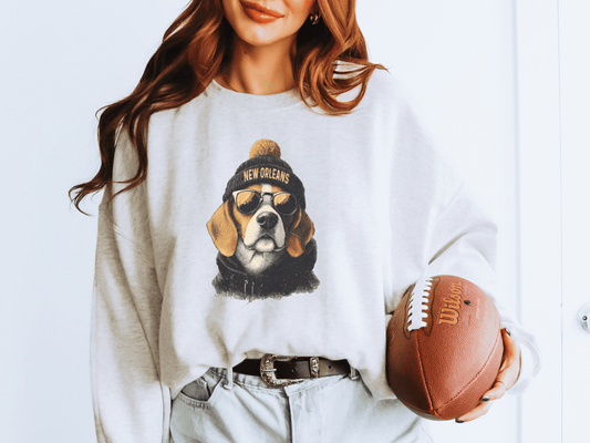 Vintage Saints Football Graphic Crew