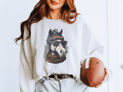 Vintage Denver Football Graphic Crew