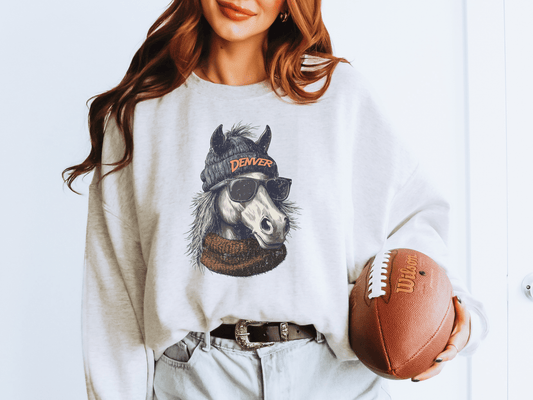 Vintage Denver Football Graphic Crew