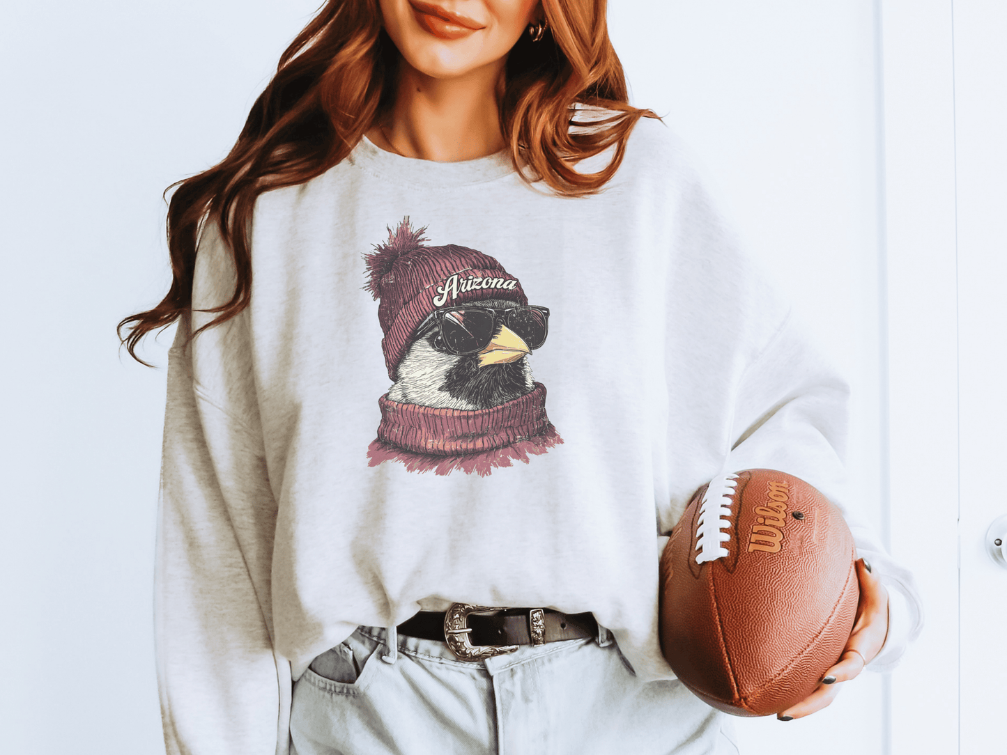 Vintage Cardinals Football Graphic Crew