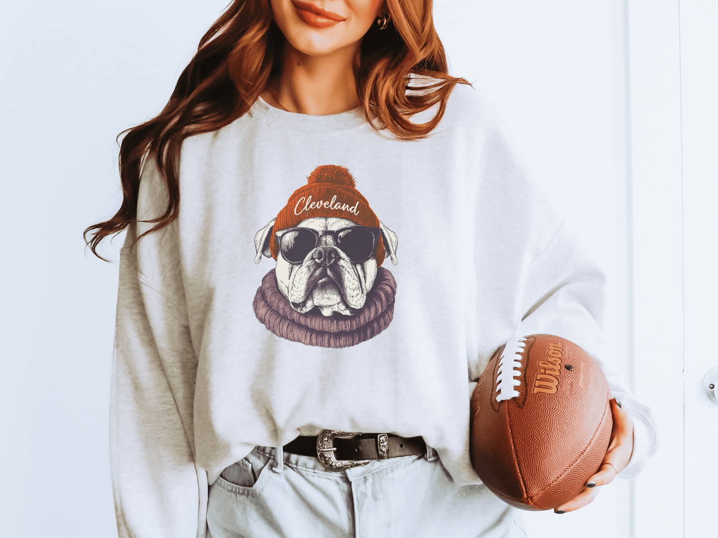 Vintage Cleveland Football Graphic Crew