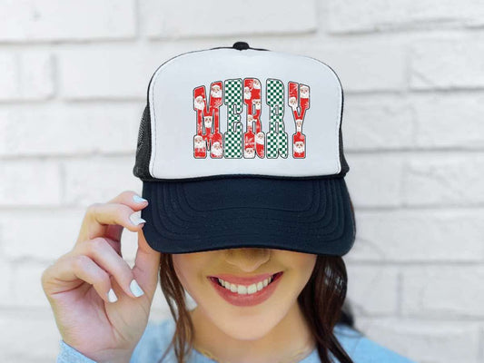 Merry Santa Trucker Hat