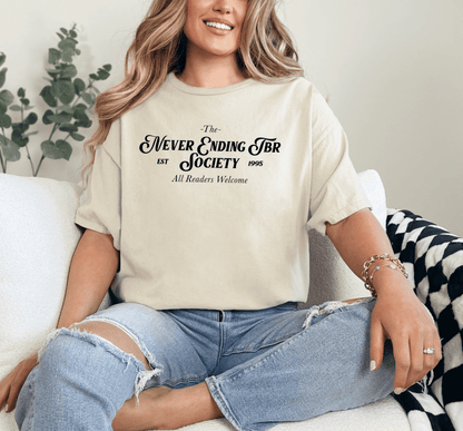The Never Ending TBR Graphic tee
