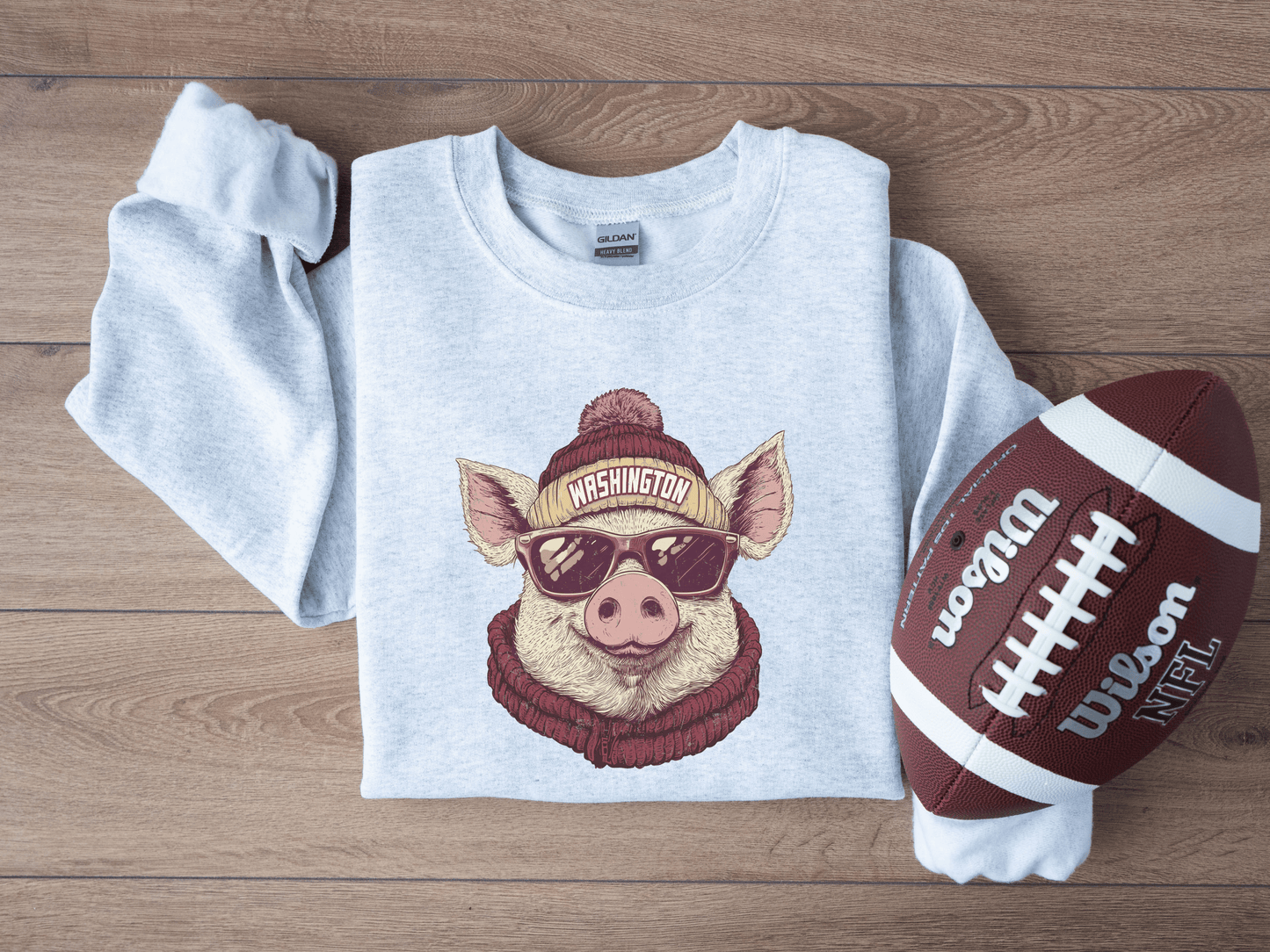 Vintage Washington Football Graphic Crew