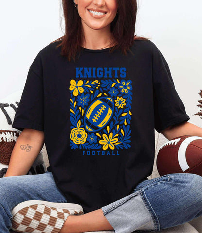 Knights Floral Graphic Tee