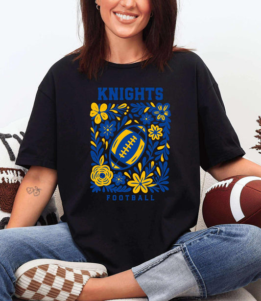 Knights Floral Graphic Tee