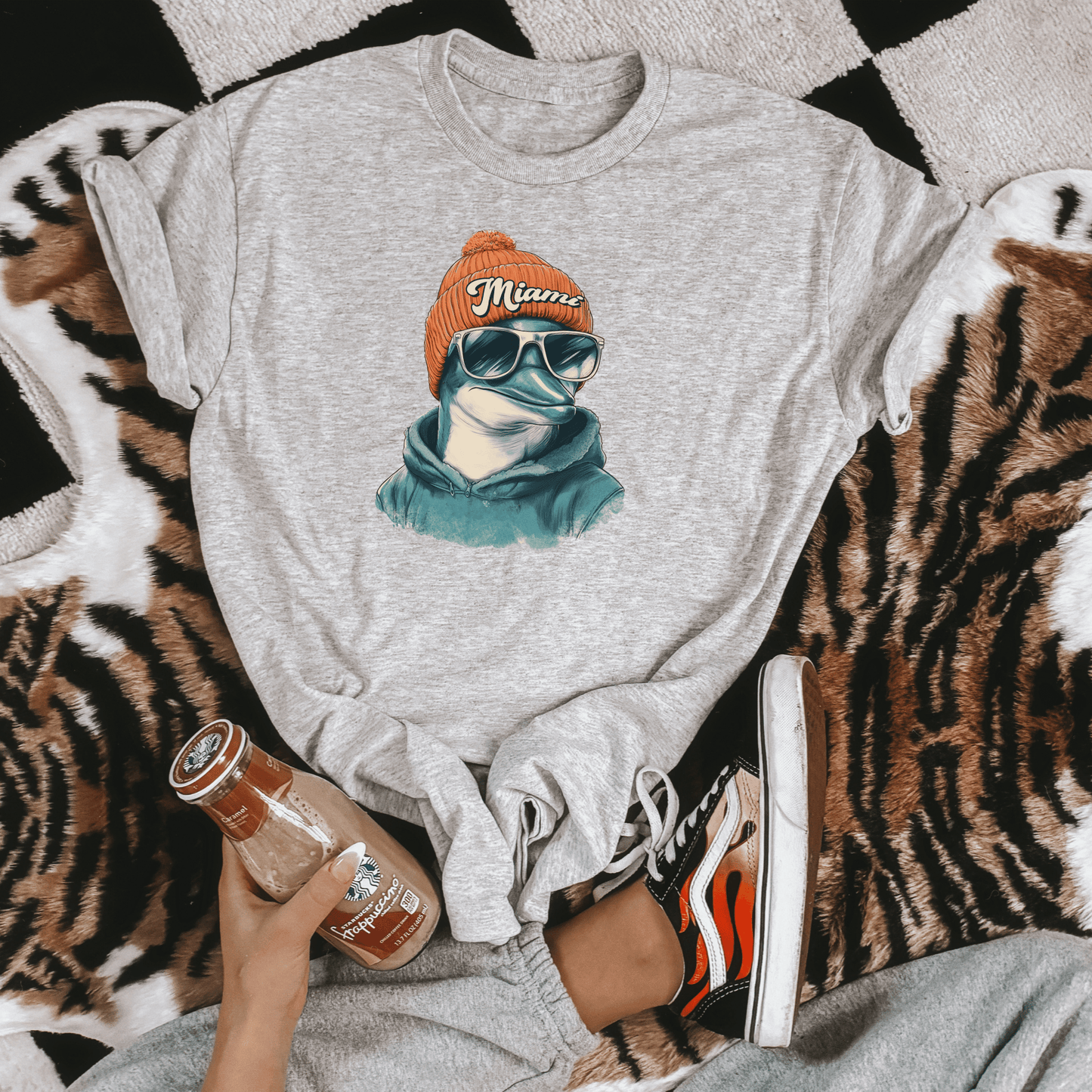 Vintage Dolphins Football Graphic Tee