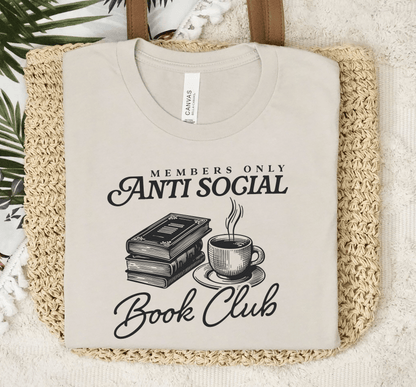 Anti Social Book Club Graphic tee