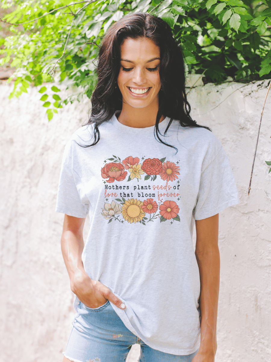 Mothers Plant Seeds Of Love Graphic Tee