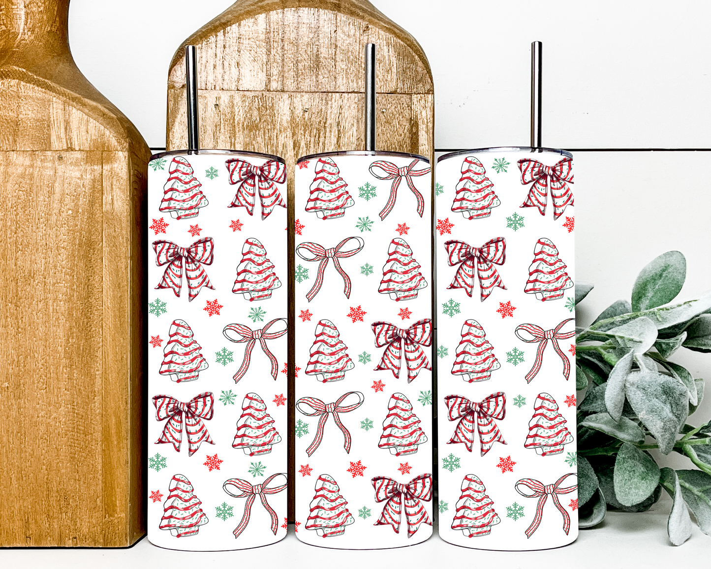 Candy Cane Trees Tumbler