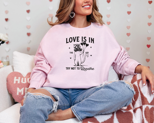 Love Is In The Air Graphic Sweatshirt