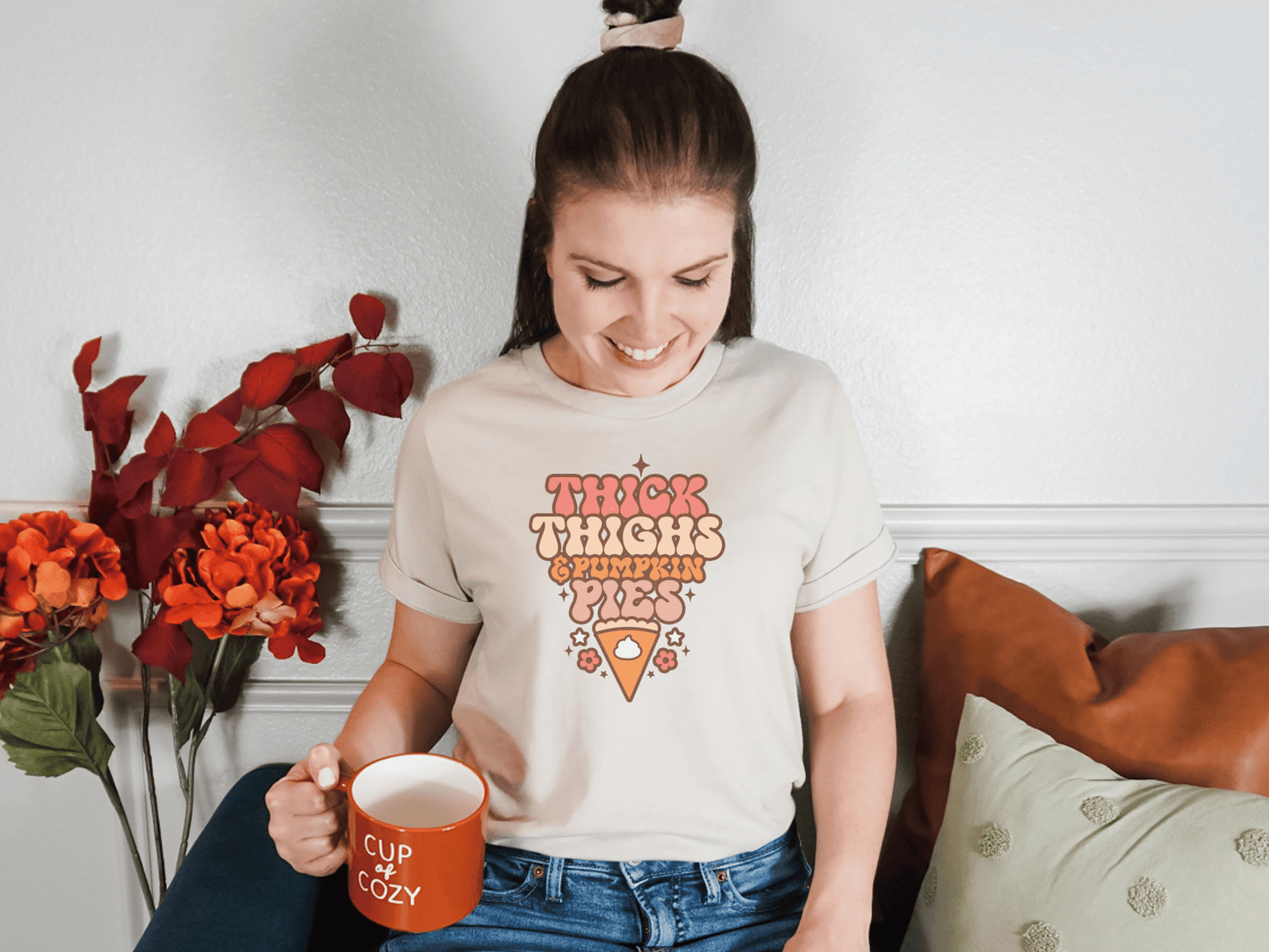 Thick Thighs & Pumpkin Pies Graphic Tee