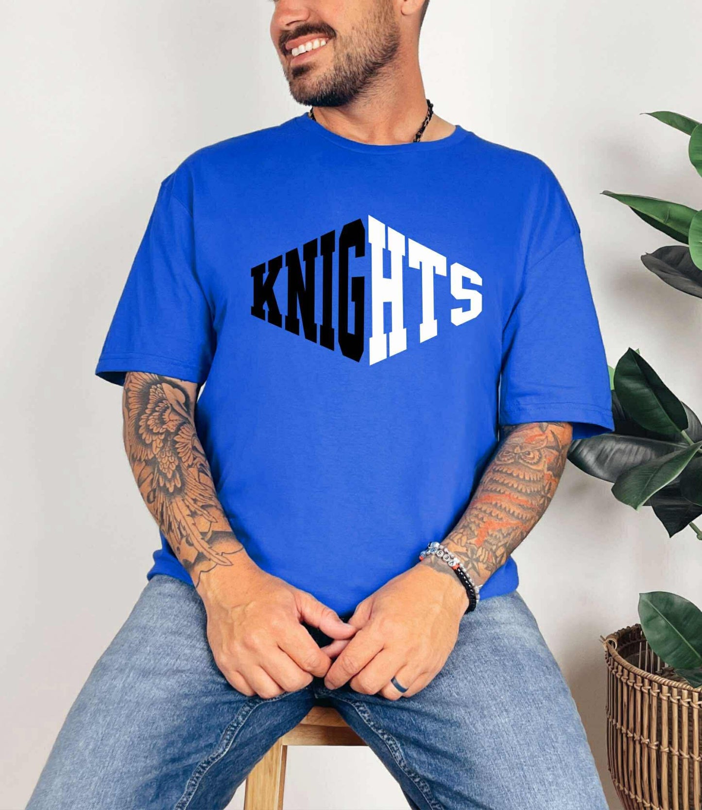 3D Knights Graphic Tee