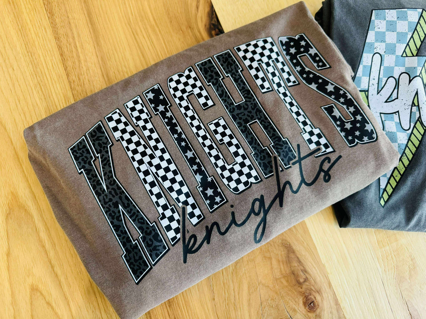 Knights Checkered Graphic Tee