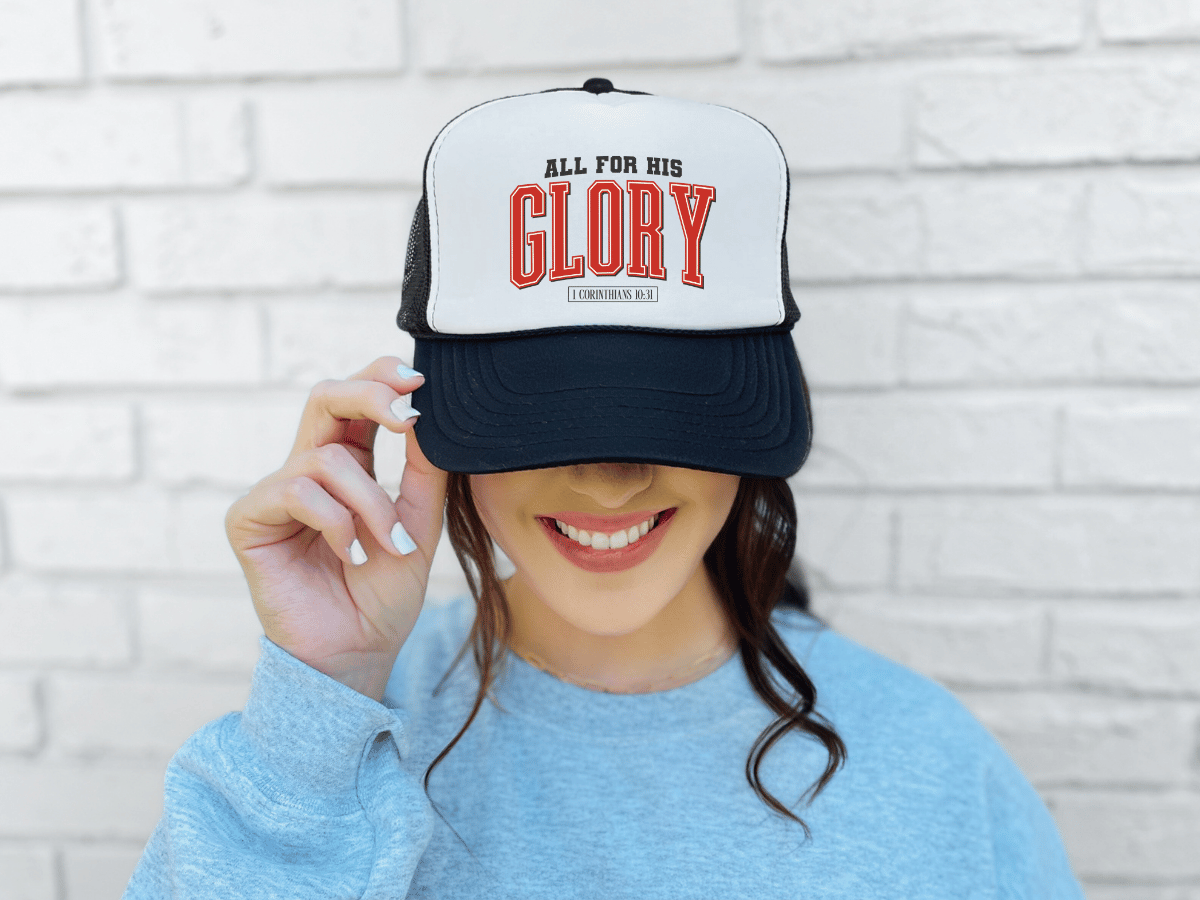 All For His Glory Trucker Hat