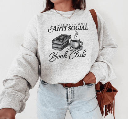 Anti Social Book Club Graphic Crew