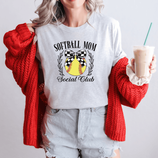 Softball Mom Social Club Graphic Tee