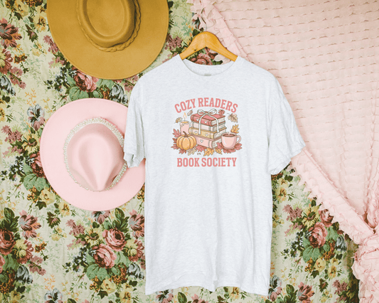 Cozy Readers Book Society Graphic Tee
