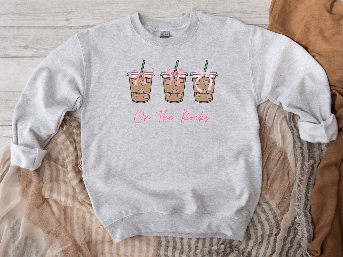 On The Rocks Bows Graphic Sweatshirt