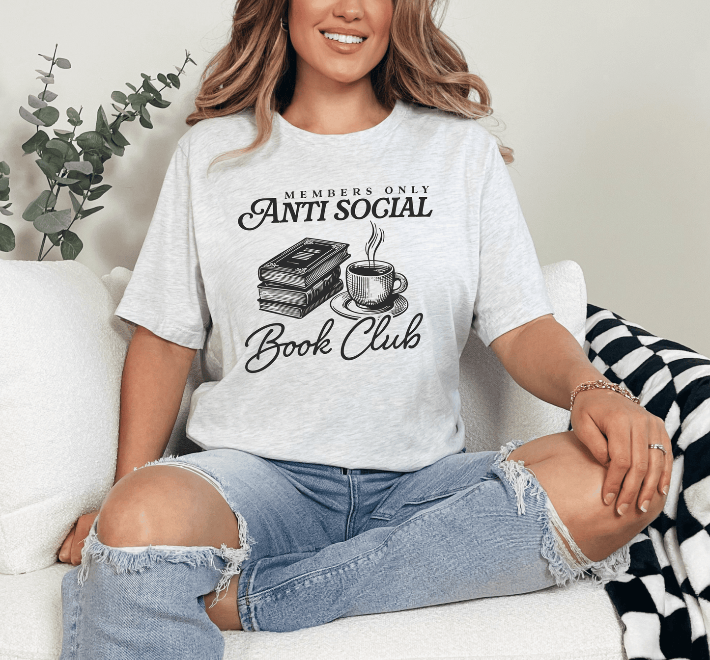 Anti Social Book Club Graphic tee