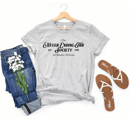 The Never Ending TBR Graphic tee