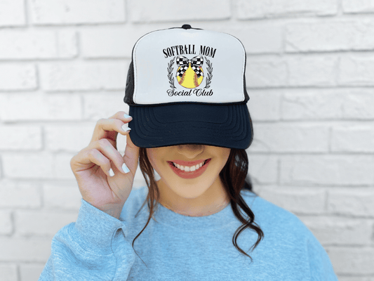 Softball Mom Social Club Trucker Hat