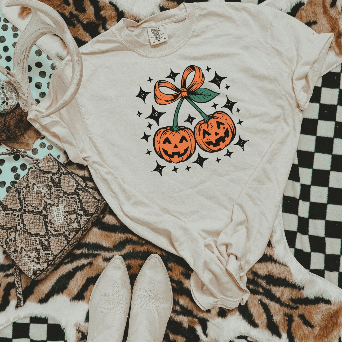Pumpkin Cherries Graphic Tee