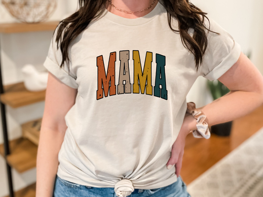 MAMA Vintage Lettering Graphic Tee