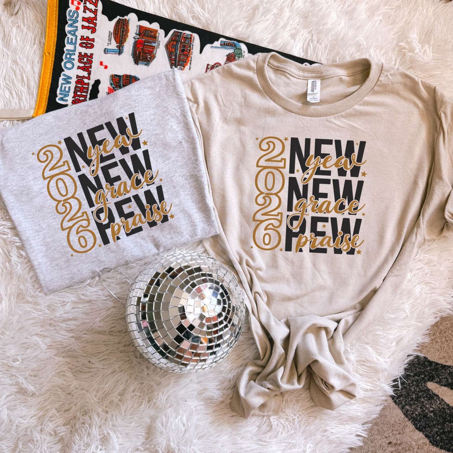 New Year, New Grace, New Praise Graphic Tee