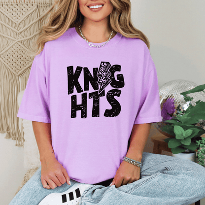 Knights Checkered Bolt Graphic Tee