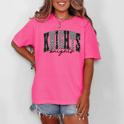Knights Checkered Graphic Tee