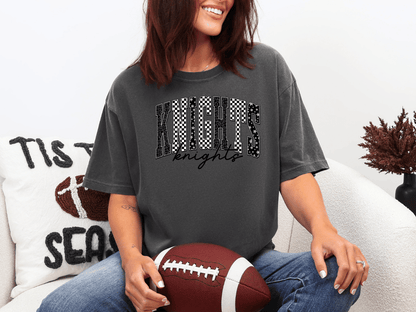 Knights Checkered Graphic Tee
